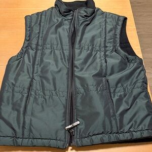 Reversible New York & Company (NY&Co) puffer vest Dark Green Puffer Vest